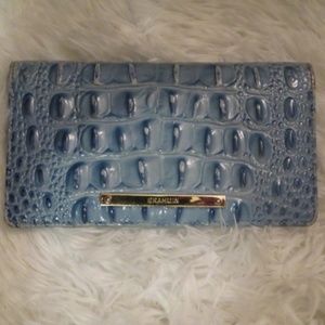 Authentic Blue Brahmin Ady Leather Wallet